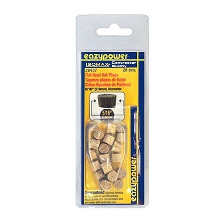 Eazypower 20PK 516 Oak FH Plug 30222